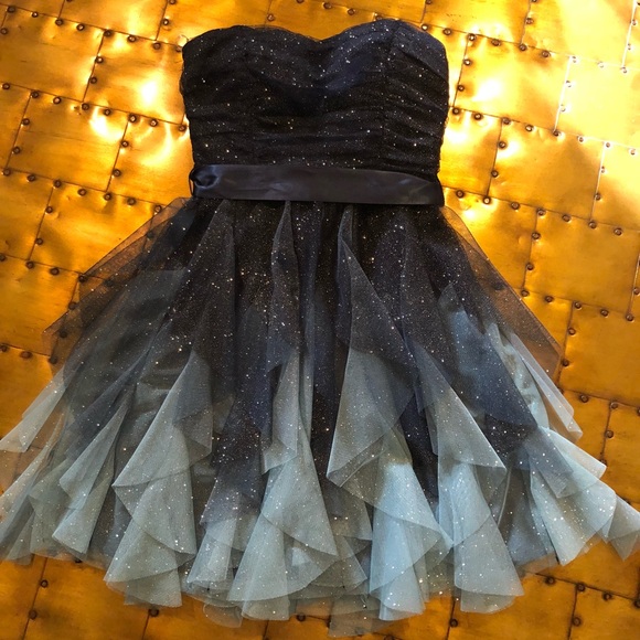 Stunning, Teeze Me, Formal Sparkle Dress, Size 1/2 - Picture 1 of 8